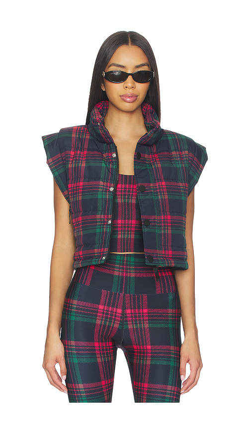 Beach Riot Canyon Puffer Vest In Blue