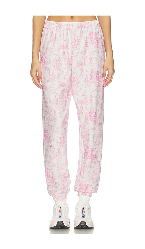 Georgie Pant in Powder Pink Toile