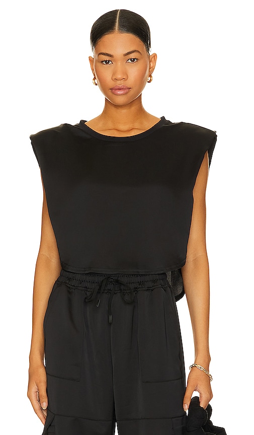 Black top satin  Revolve On-Trend Clothing