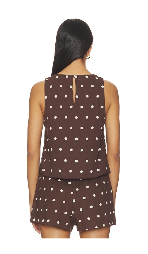  Beach Riot ärmelloses Oberteil Dollie In Brown. Größe Xs. Also In S, M, L, Xl. 