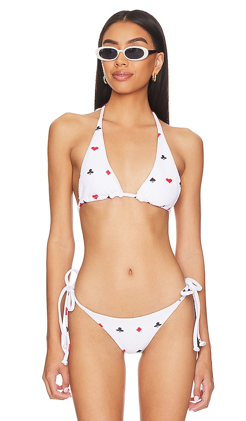 Beach Riot Raquel Top In Queen Of Hearts