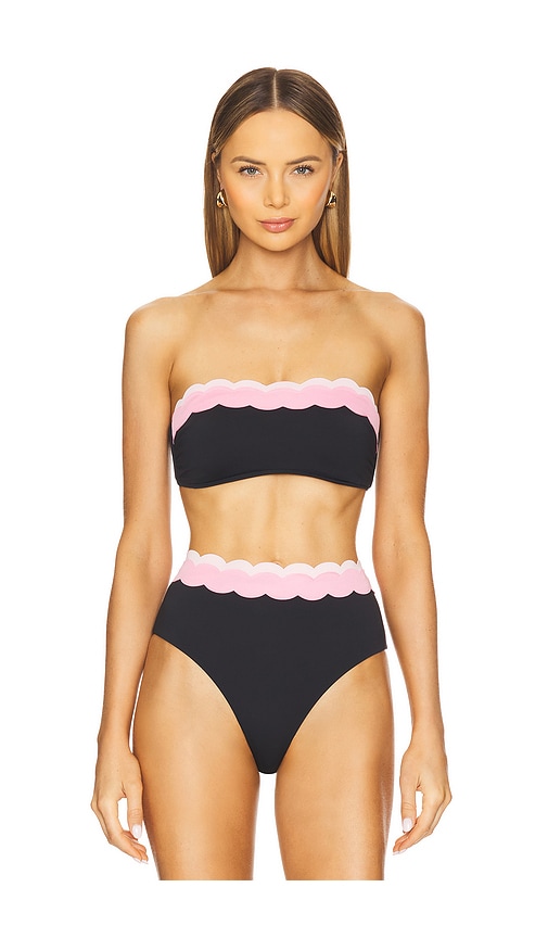 Sybil Bikini Top in Black. - size L (also in M, S, XL, XS) - BEACH RIOT - Modalova