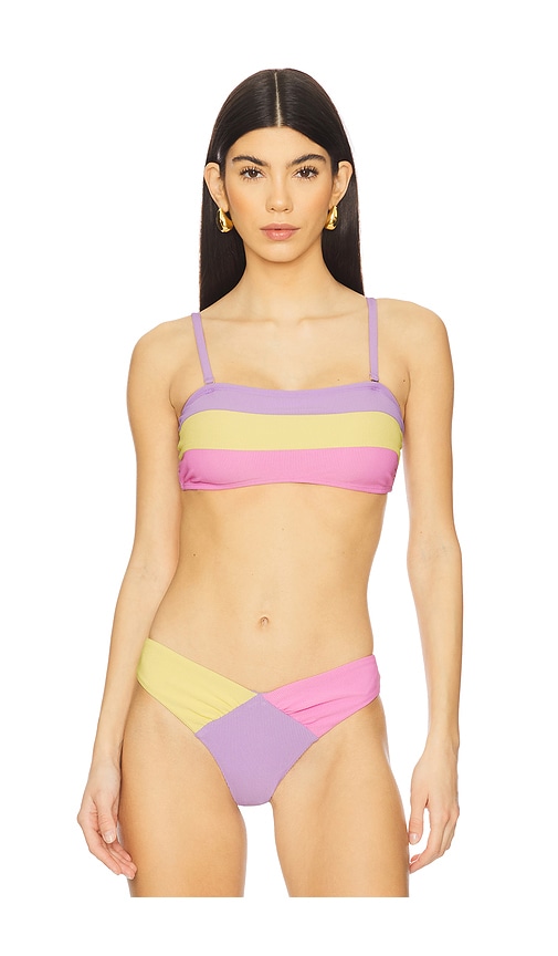 Beach Riot Kay Top In Sublime Spring Colorblock