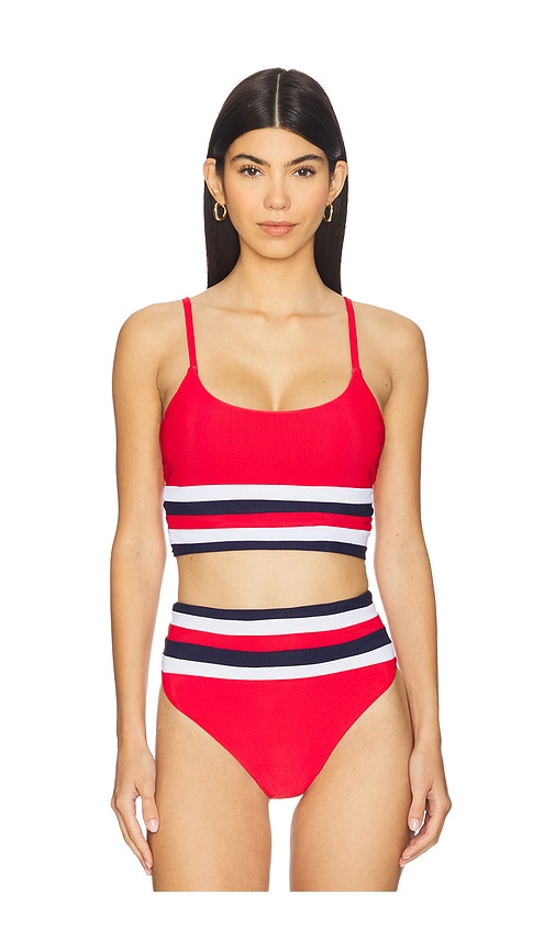 Mae Bikini Top in Red. - size XS (also in L, M, S, XL)