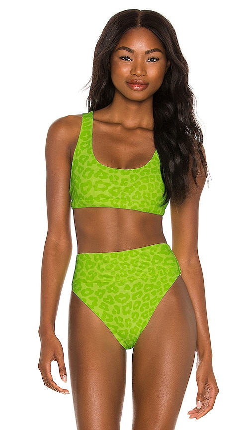 Beach riot hot sale leopard swim