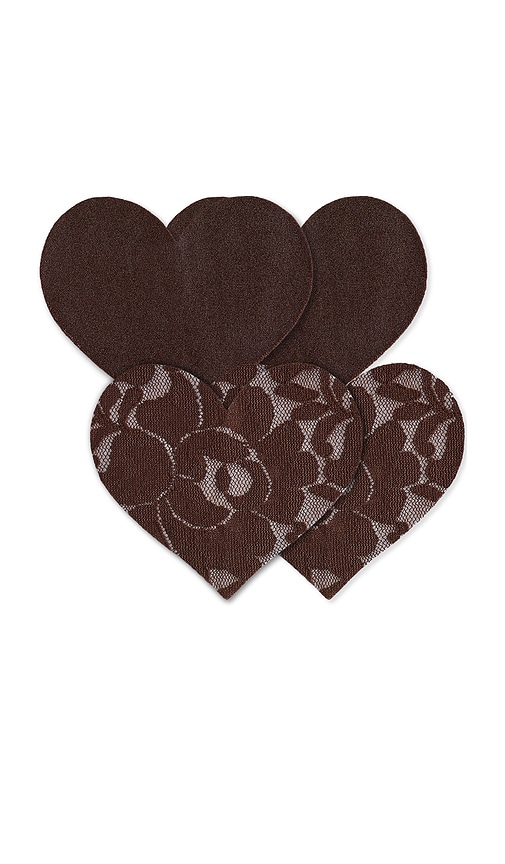 Nippies Basics Heart Size 2 in Brown.