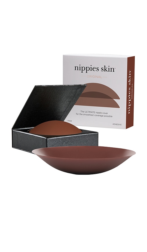 Nippies Skin Nipple Cover Size 1 in Brown.