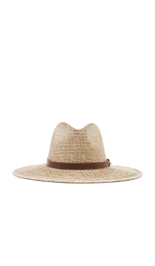 Shop Brixton Field Proper Straw Hat In 自然皮色、棕色