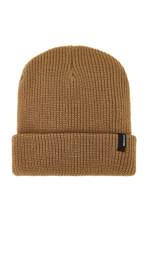 Brixton Heist Beanie In Brown