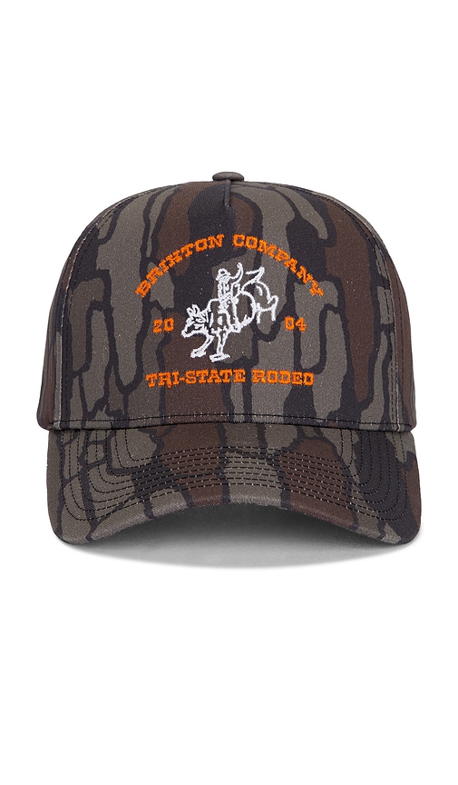 Brixton Danforth Logo Embroidered Snapback Baseball Cap In Multi