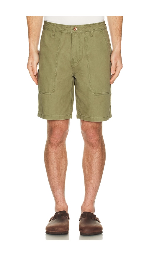 Brixton Surplus Vintage Wash Herringbone Shorts