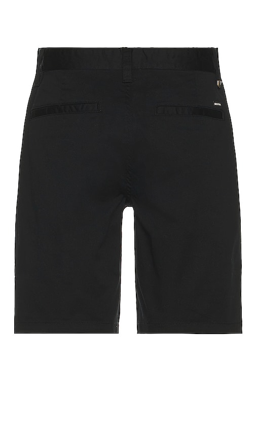 Shop Brixton Choice Chino Shorts In Black