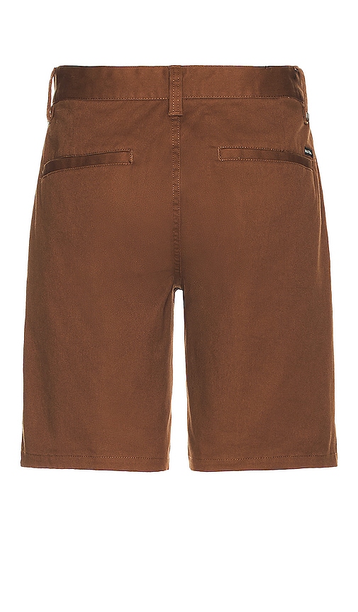 Shop Brixton Choice Chino Shorts In Brown