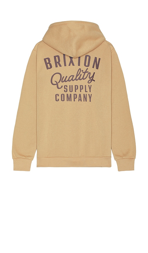 Shop Brixton Hubal Hoodie In Sand