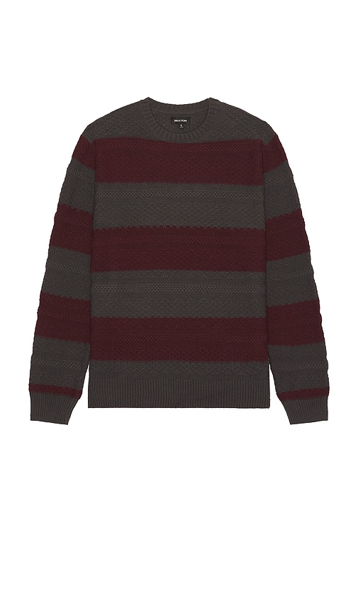 Midnight Crew Sweater in Grey. - size L (also in M, S, XL/1X) - Brixton - Modalova