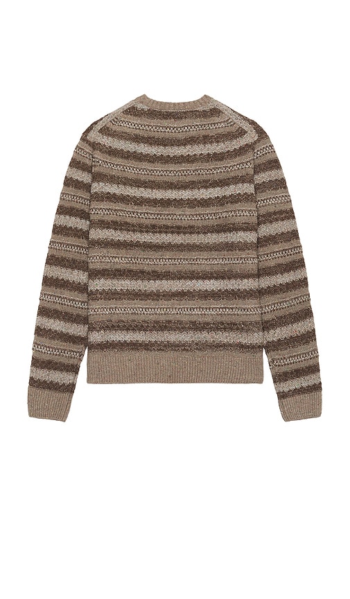 Brixton Midnight Crew Sweater In Gold