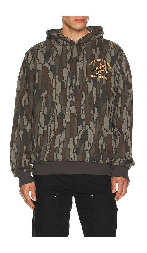  Brixton Hoodie Danforth In Army. Größe S. Also In M. 