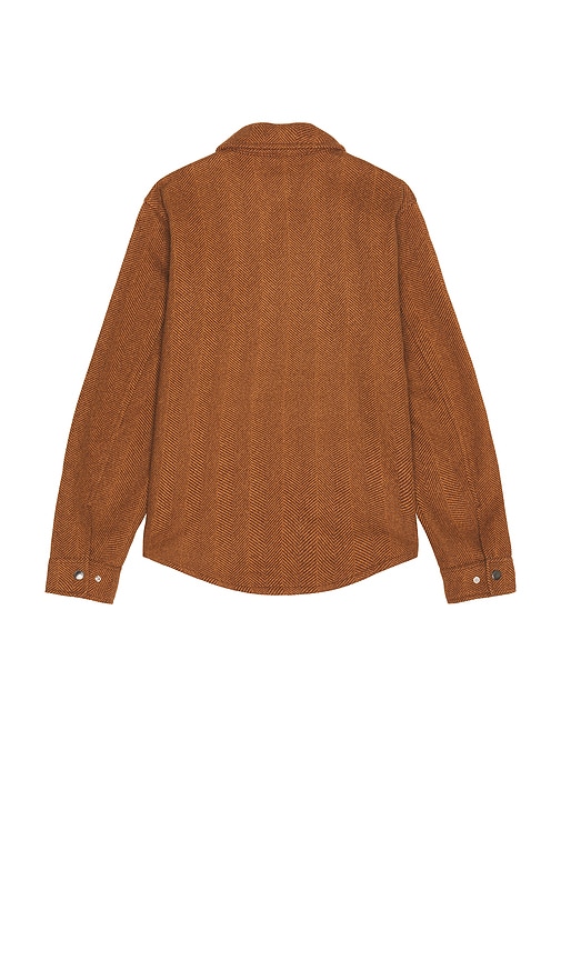 Brixton Durham Brushed Jacket In Brown