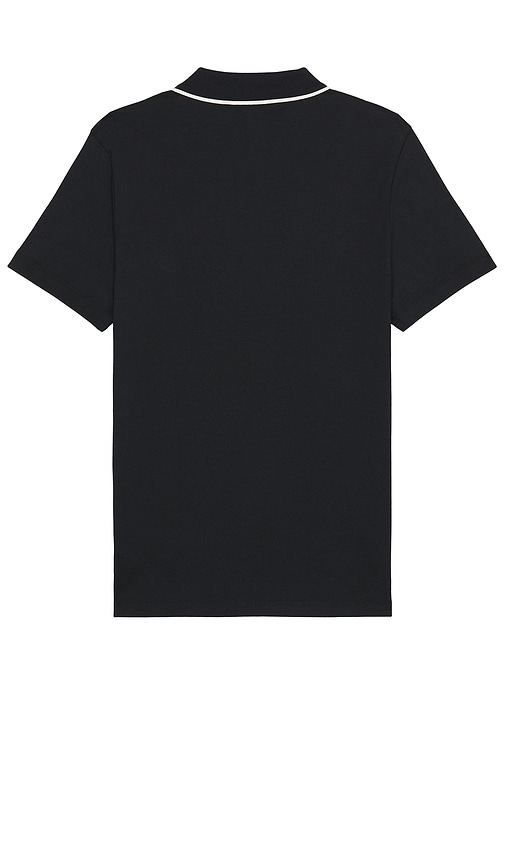 Shop Brixton Mod Flex Short Sleeve Polo In 黑色