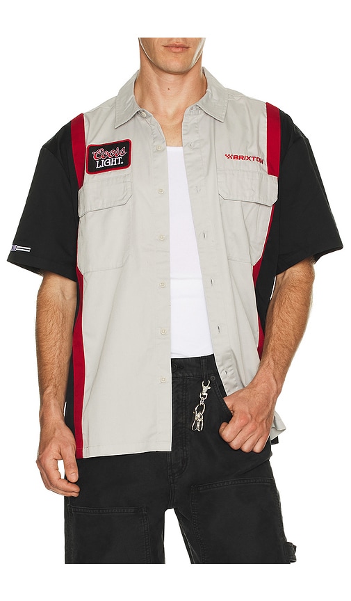 Brixton Coors Light Shake Down Short Sleeve Shirt