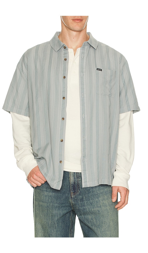 Brixton CRU Striped Dobby Woven Shirt