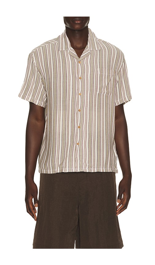 Brixton Bunker Twisted Stripe Woven Shirt