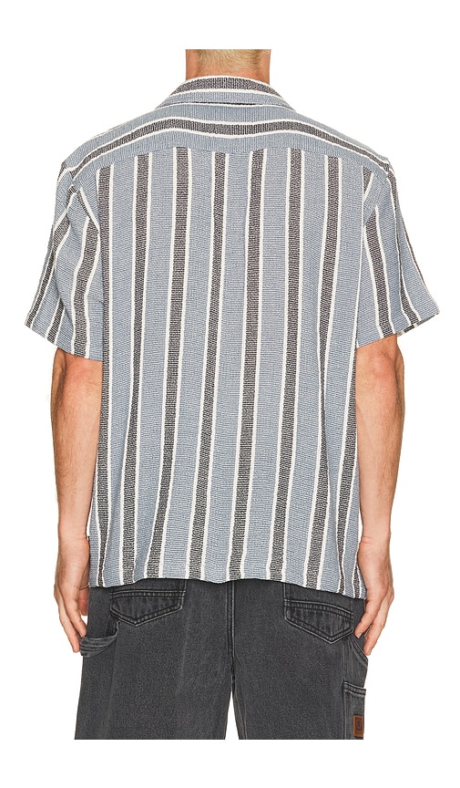 Brixton The Dexter Textured Stripe Short Sleeve Shirt | Thumbnail 2 Brixton The Dexter Textured Stripe Short Sleeve Shirt | Thumbnail 2