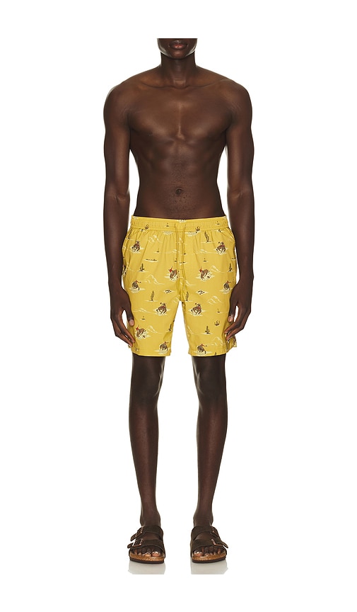  Brixton Shorts In Mustard. Größe S. Also In M, L, Xl/1x. 