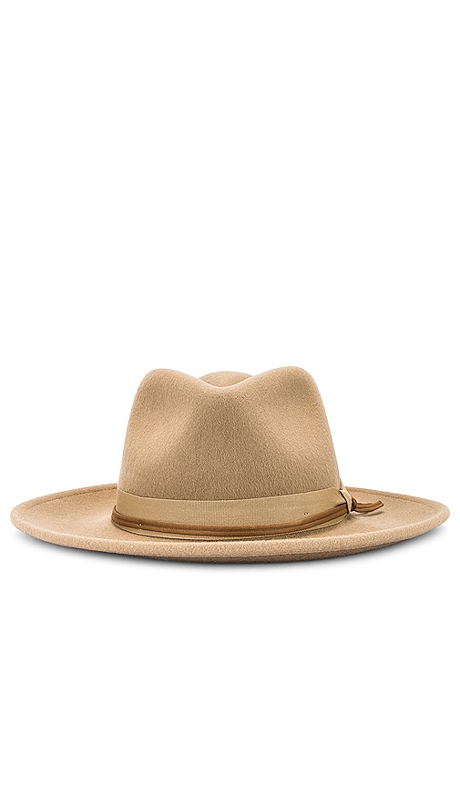 Shop Brixton Dayton Convertible Brim Rancher Hat In Sand & Mojave