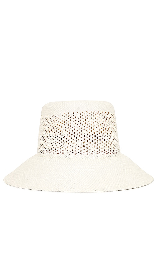 Shop Brixton Lopez Panama Straw Bucket Hat In Panama White