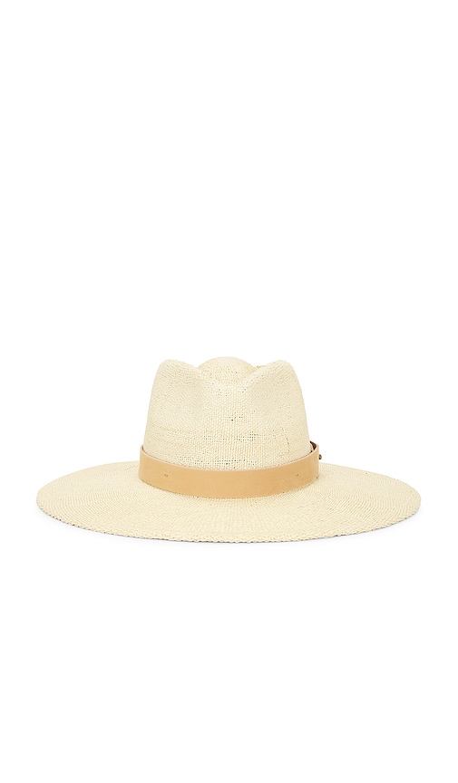 Eleanor Straw Hat in Beige. - size XS (also in S)