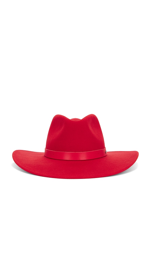Brixton Harper Felt Hat In Red