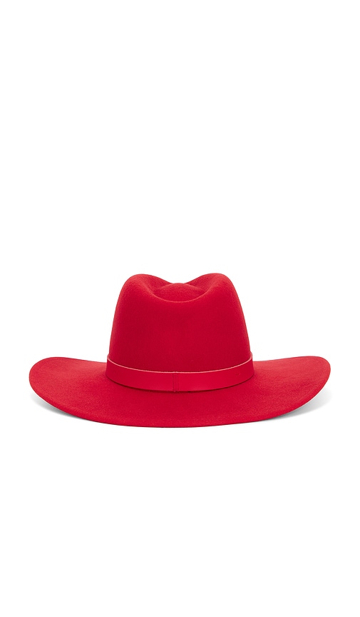  Brixton Fedora Hut Harper In Red. Größe S. Also In Xs. 