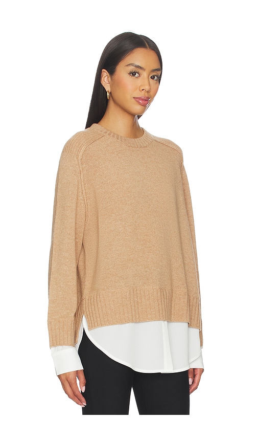Brochu Walker Parson Crew Looker Pullover In Brown