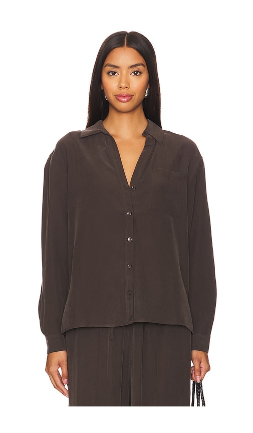 Shop Brochu Walker Amara Blouse In Licorice