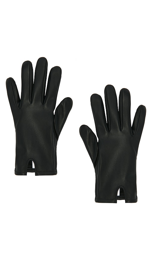 Bronx and Banco Short Faux Leather Gloves
