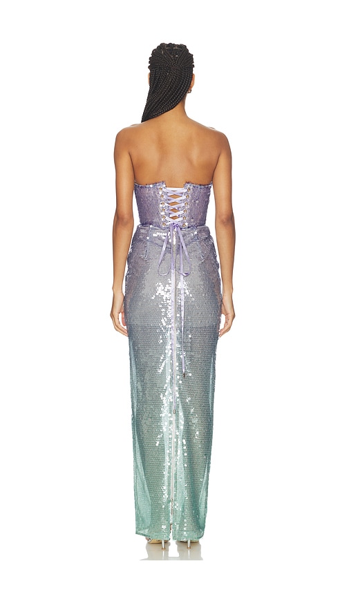 Bronx Banco Ibiza Ombre Farah Strapless Maxi Dress | Thumbnail 3