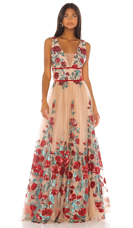 Bronx and banco bohemian 2024 gown