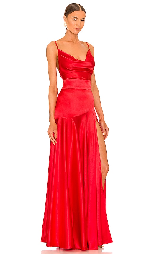 Shop Bronx And Banco X Revolve Leo Maxi Dress In Red