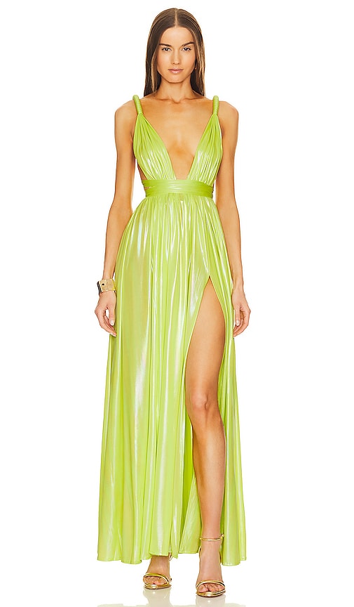 Bronx and Banco Goddess Gown in Green