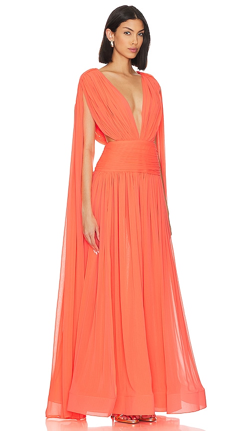 Shop Bronx And Banco Japera Sleeveless Gown In Pink