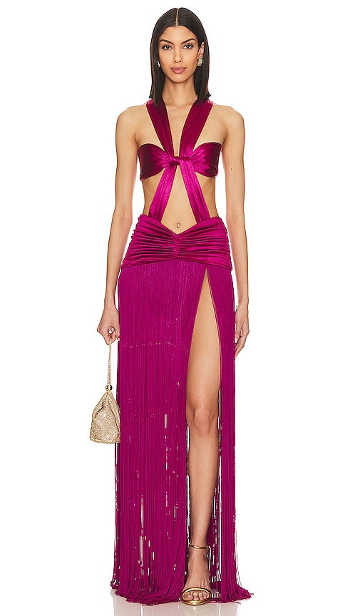 Shop Bronx And Banco Bali Gown In Pink