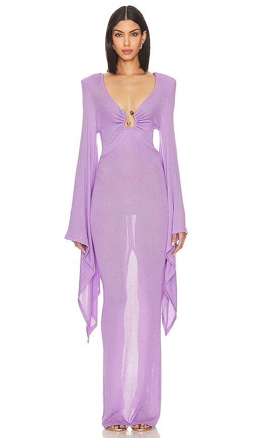 Shop Bronx And Banco Talia Dress In 淡紫色