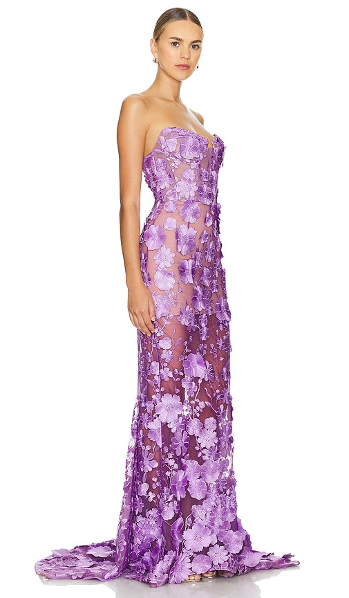 Bronx And Banco Jasmine Gown In 라일락