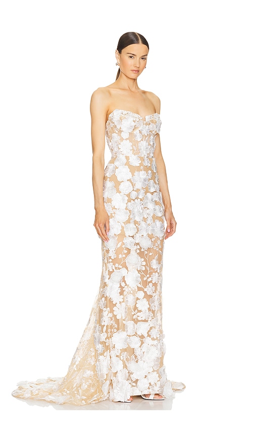 Bronx And Banco Jasmine Bridal Gown In White