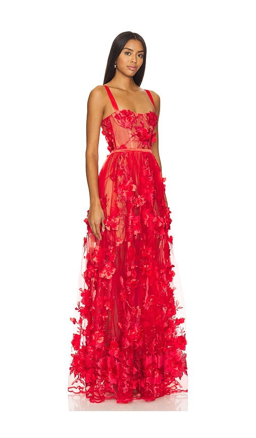 Shop Bronx And Banco X Revolve Anastasia Maxi Dress In 레드