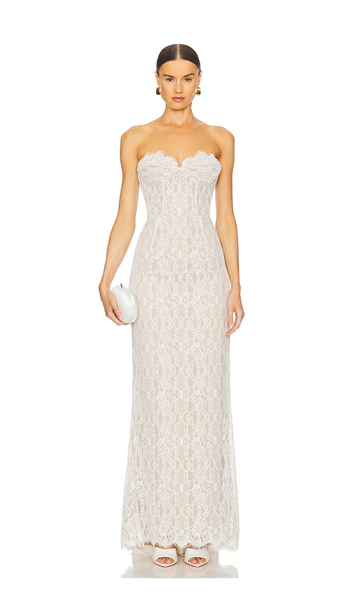 Bronx And Banco Keira Gown In 白色