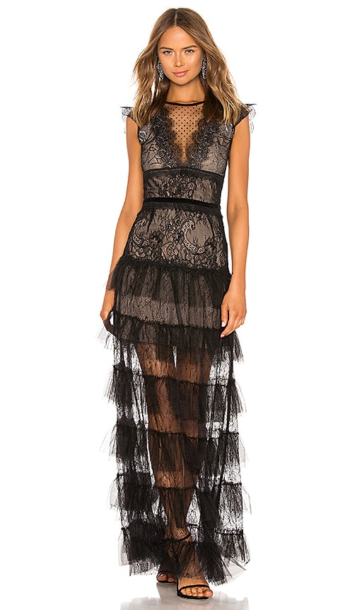 Bronx and Banco Lolita Gown in Black Lace | REVOLVE