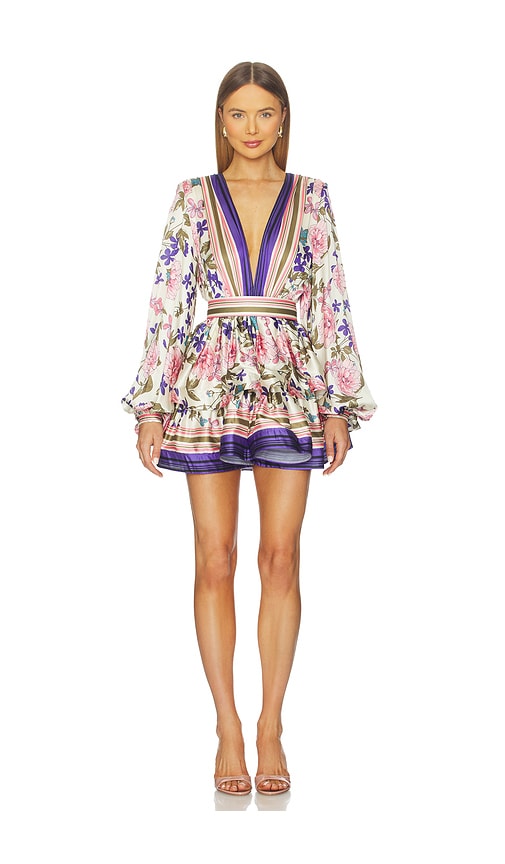 Bronx And Banco Bedouin Coastal Mini Dress In Multi