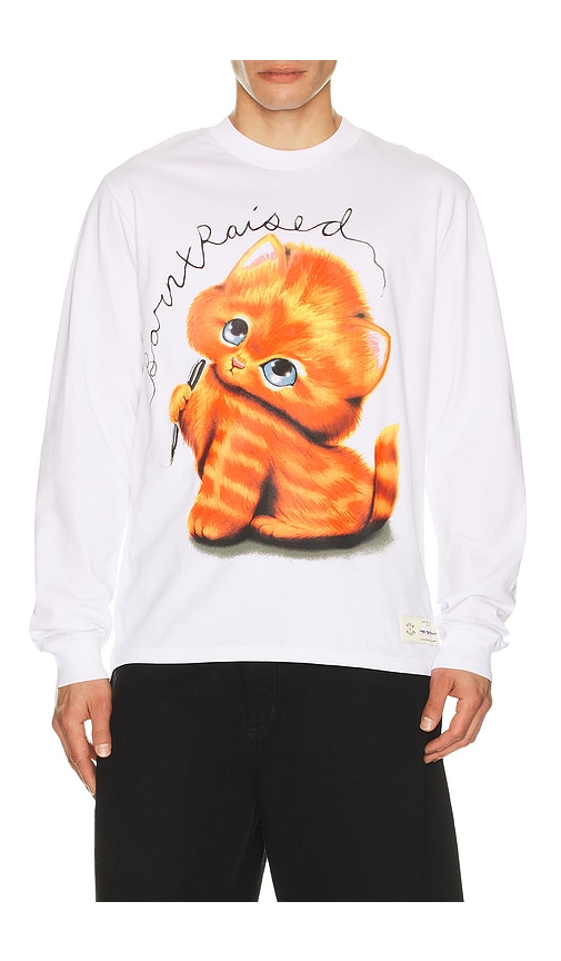 Born x Raised Kitty Long Sleeve Tee